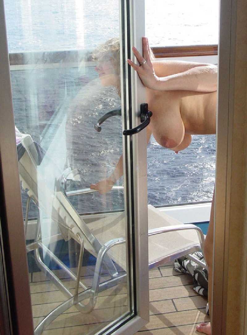 Naked on the windowsill Private