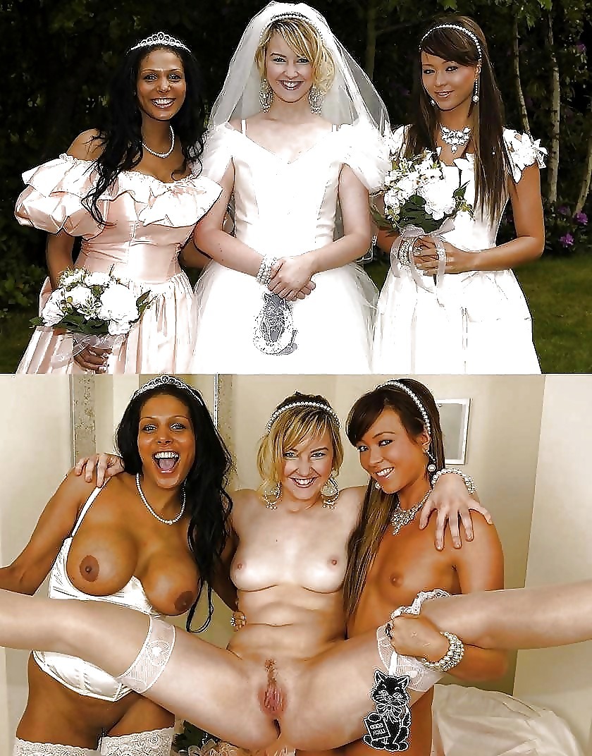 Naked women after the wedding