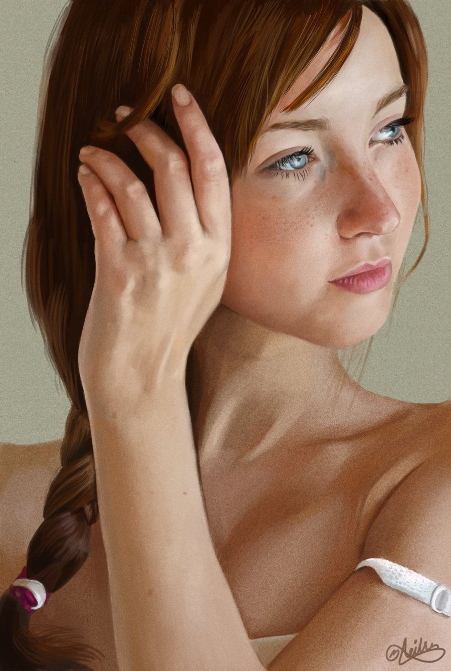 Barbara Palvin in underwear