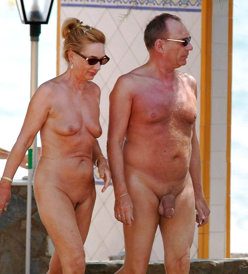 Mature nudists with men