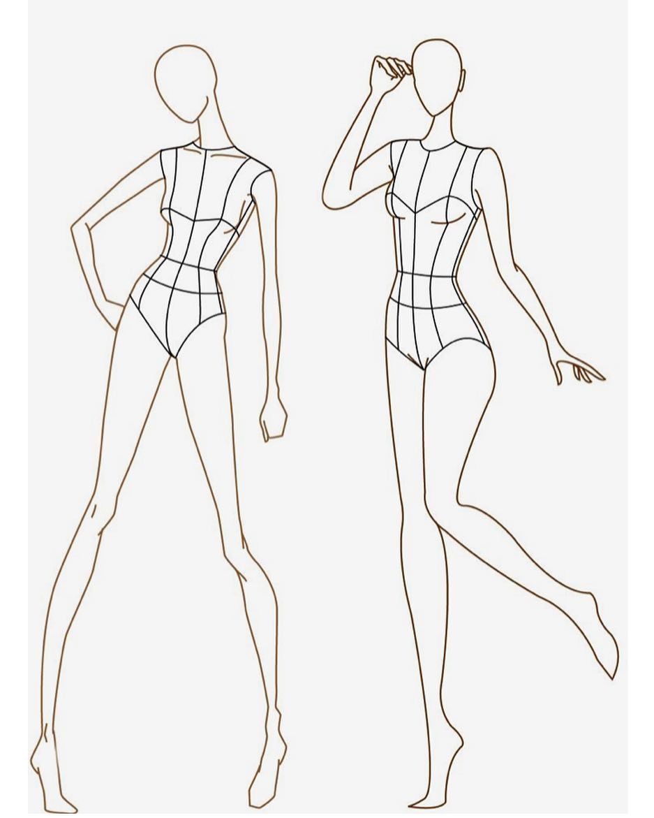 Figure for drawing clothes