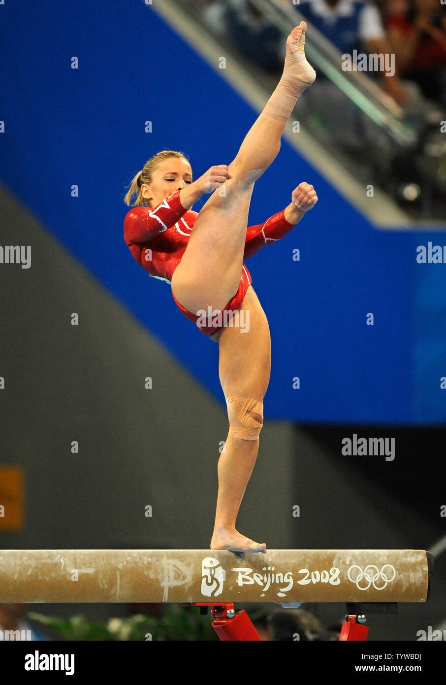 Pussy is visible among athletes