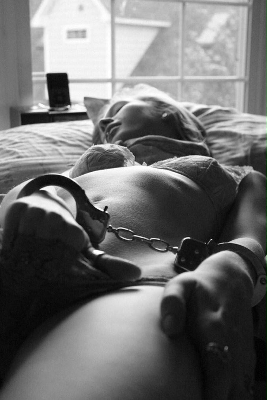 Lesbian girls in handcuffs