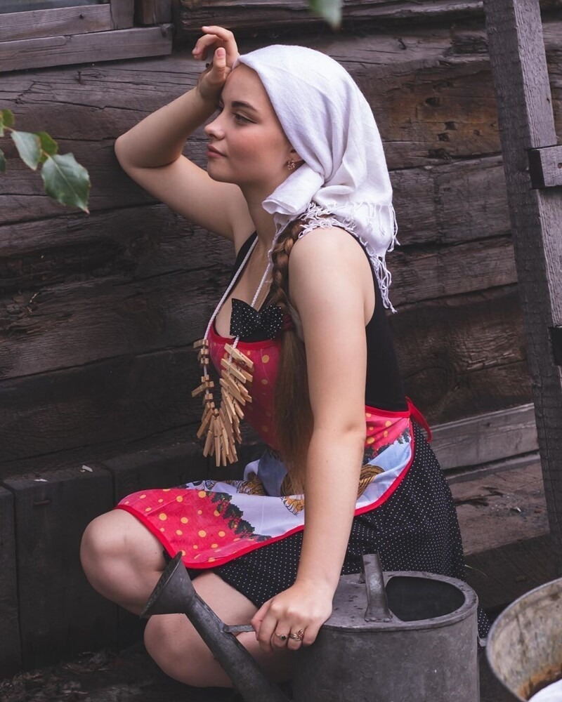 Photo shoot of a girl in nature
