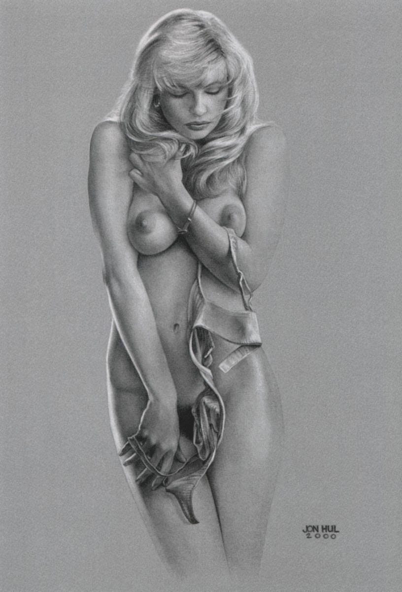 Drawn erotic women