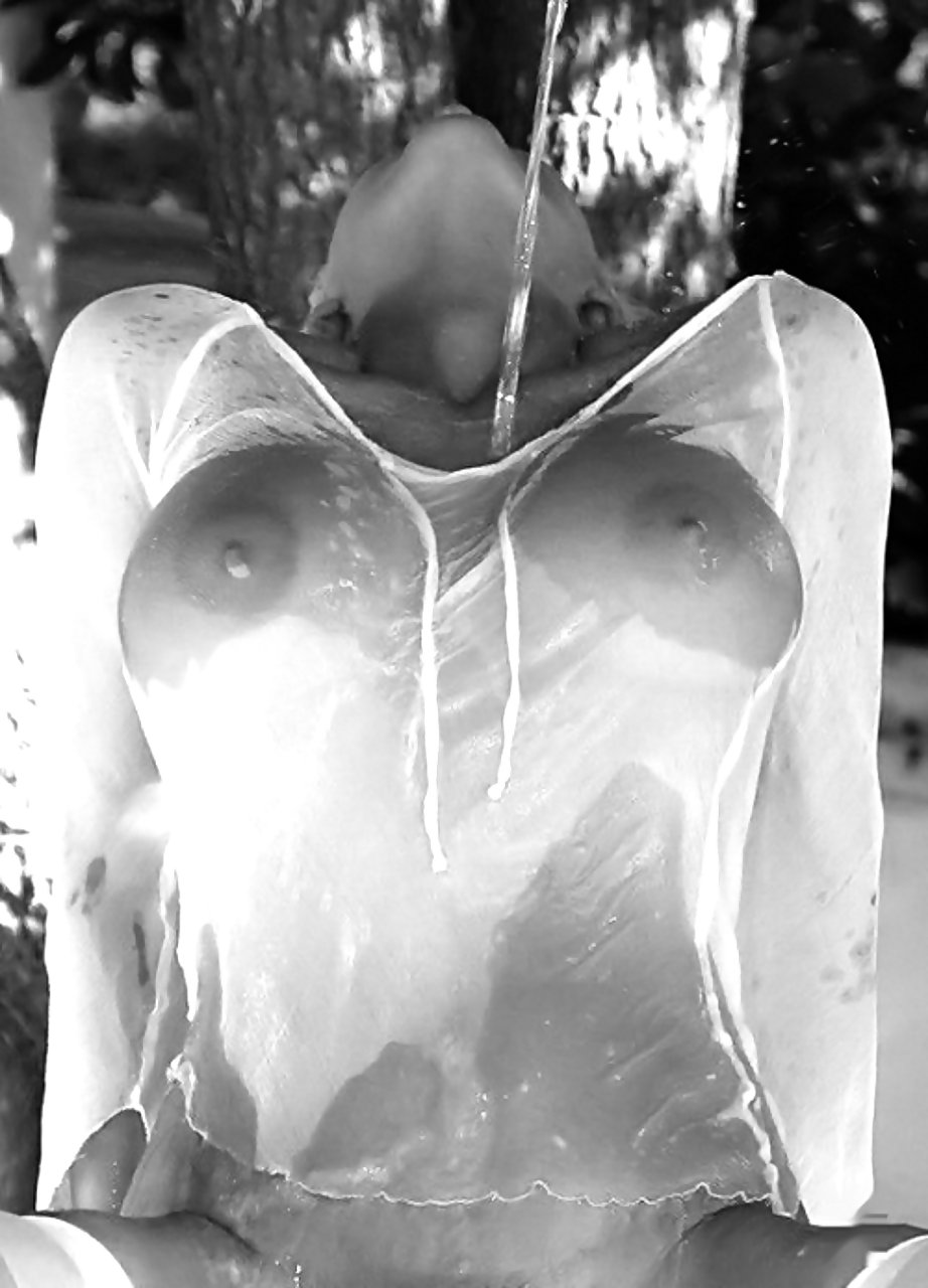 Big breasts in a wet shirt private