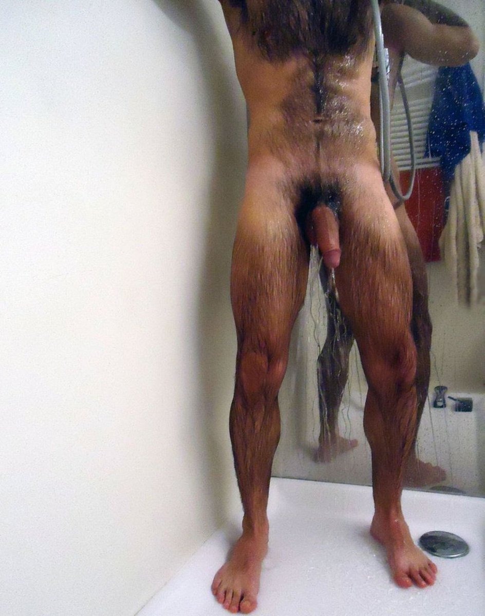 Naked guys with hairy legs