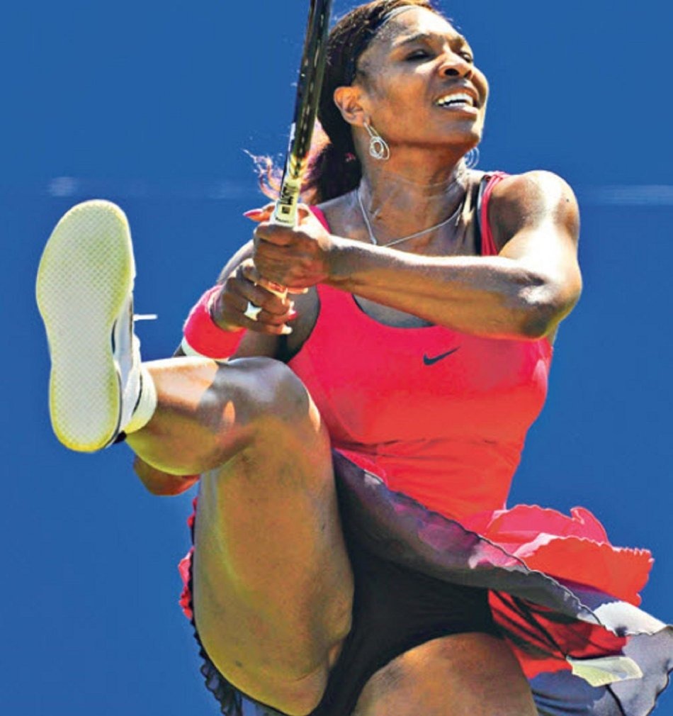 Serena Williams without panties