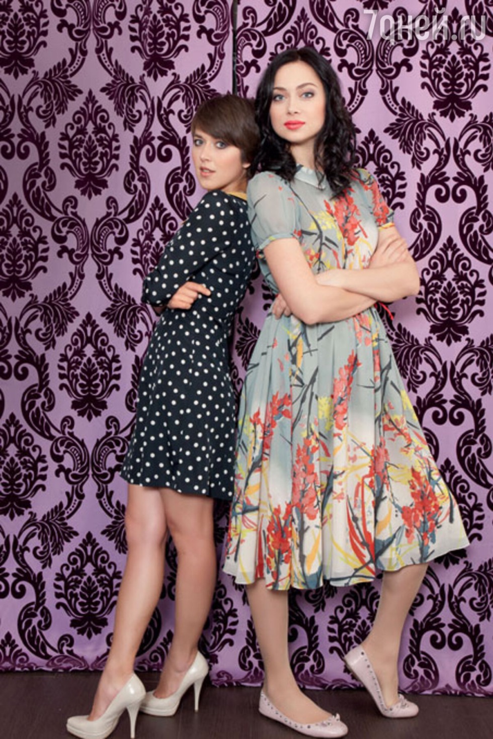 Anna Kuzina in heels