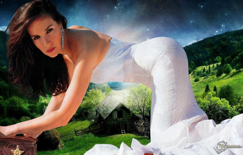 Natalia Oreiro photo shoot in the pool