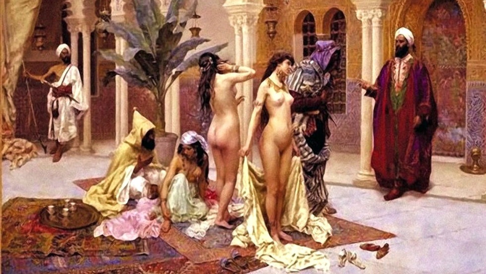 Beauty queens in the harem comic book bdsm