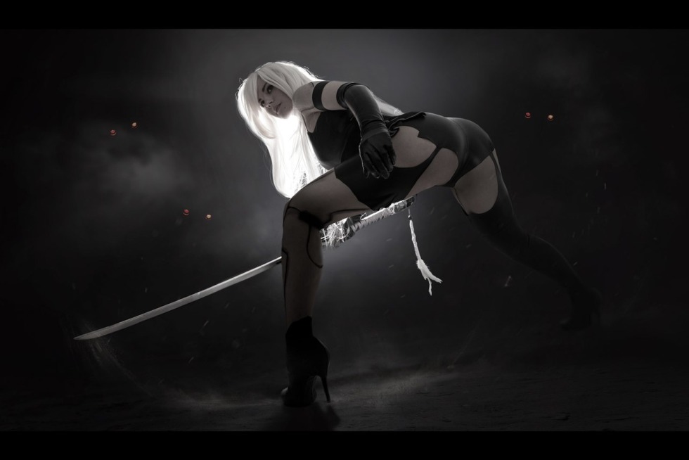 Beautiful bends of the female body