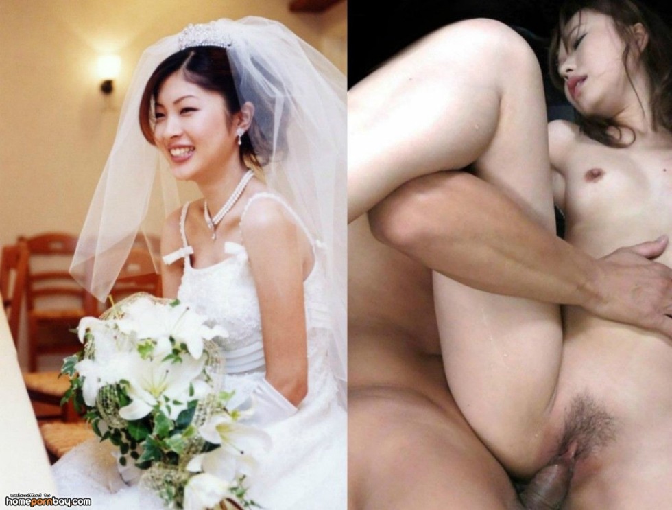 Dressed undressed bride private anal