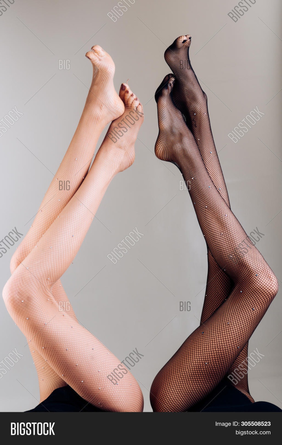 Sports photo shoot of gymnasts in the studio