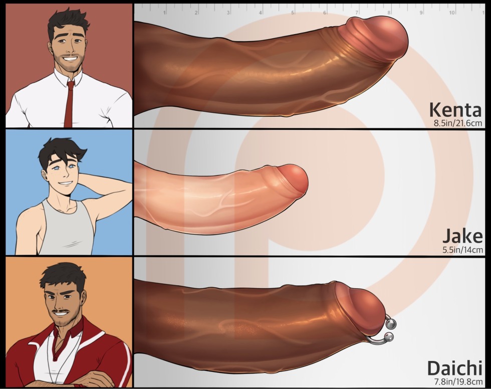 Hentai member with body size