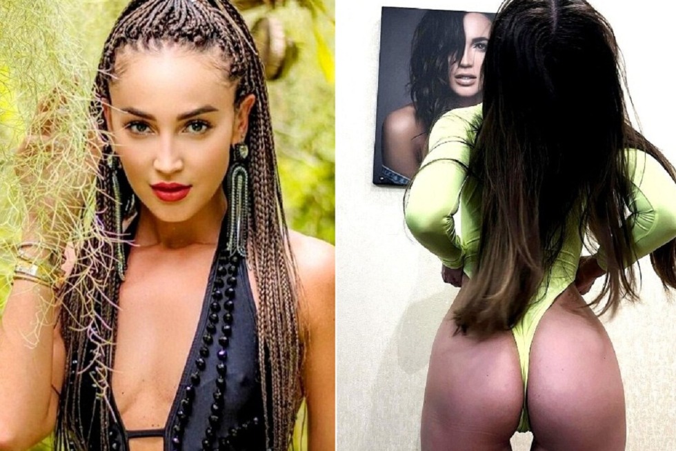 Olga Buzova in the pool