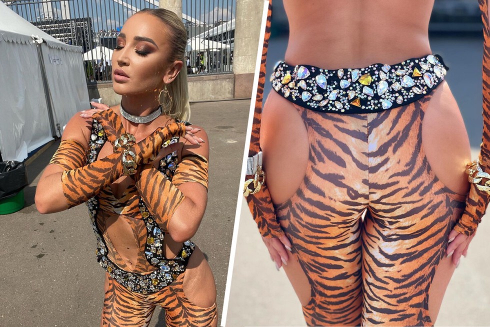 Olga Buzova in underwear 2020