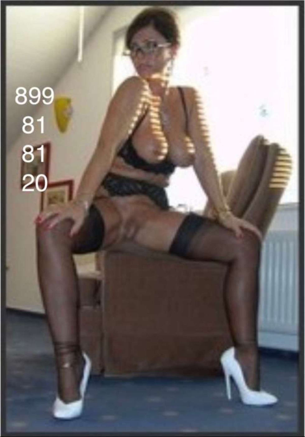 Stocking Lady Barbara Naked