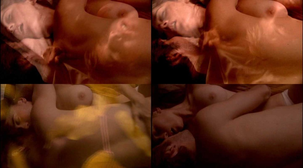 Porn actress Rayveness and a crowd of men