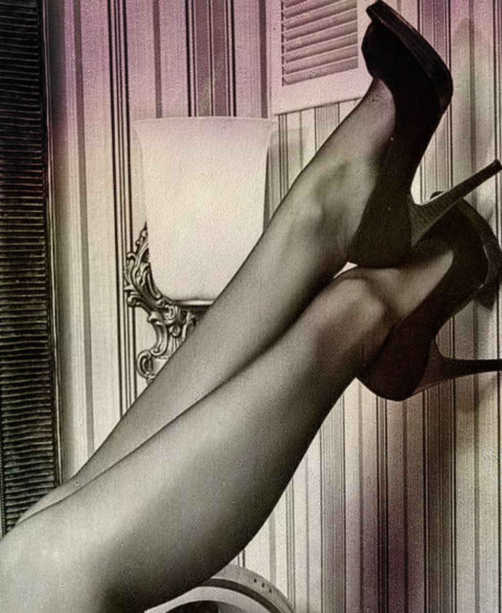 Mary Elizabeth Winstad in stockings