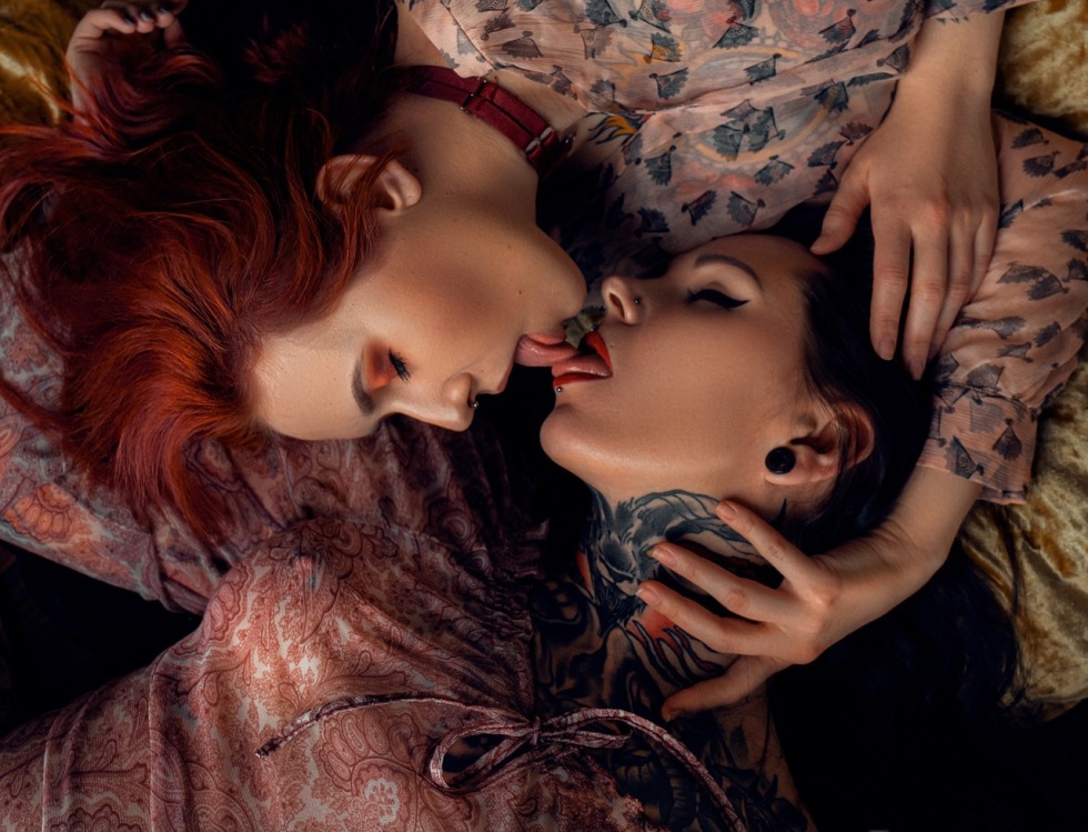 Liza del sierra double penetration