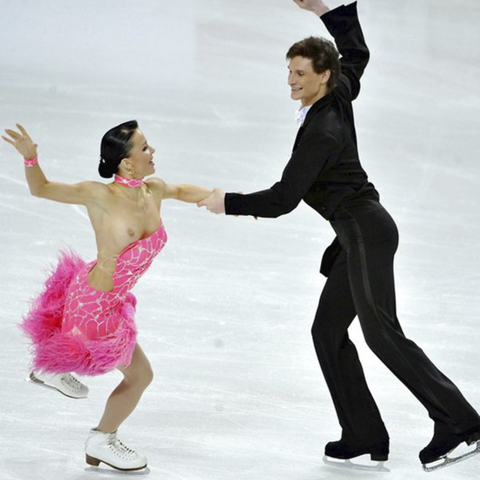 The skaters are a couple of panties