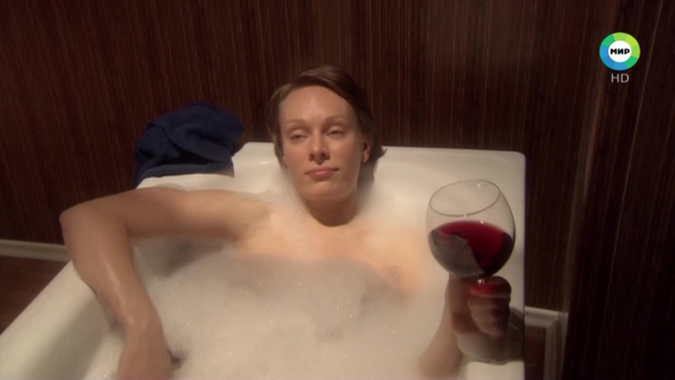 Ekaterina Guseva in underwear