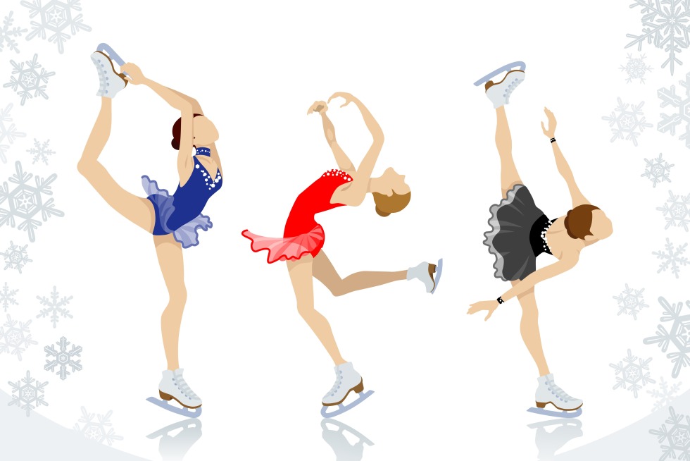 Figure skating illustration
