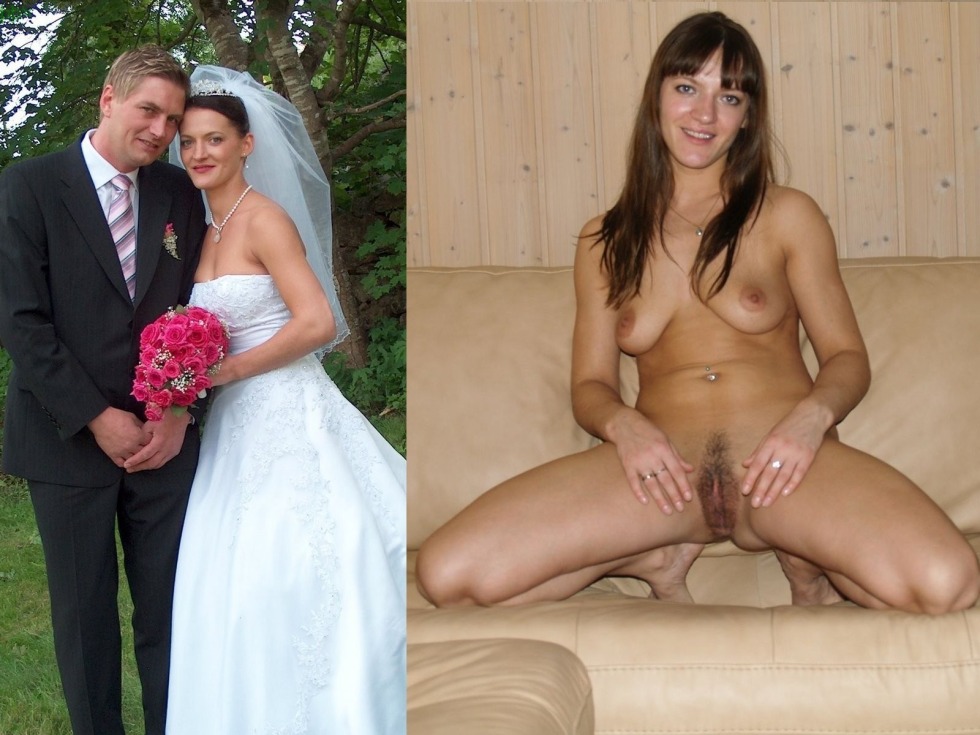 Naked brides in clothes and without