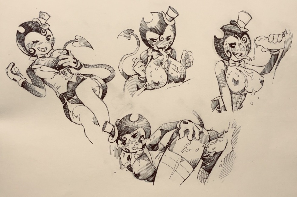 Alice Angel and Bendy Hentai