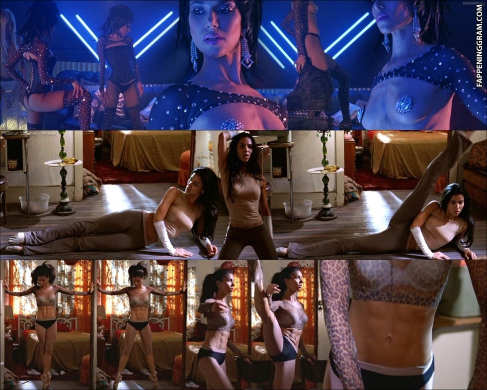 Rosalin Sanchez striptease