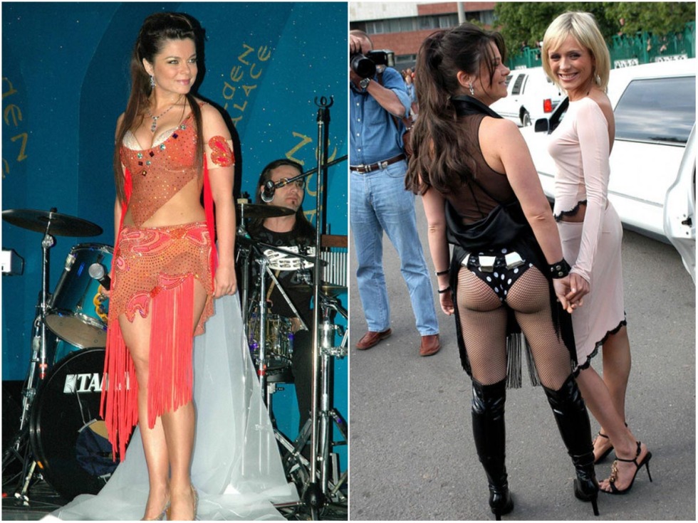 Angelica Varum in his youth in a swimsuit