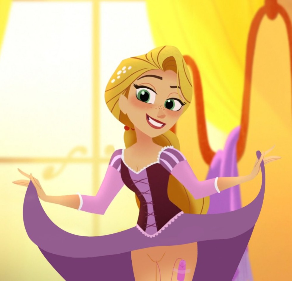 Naked Rapunzel and Cassandra