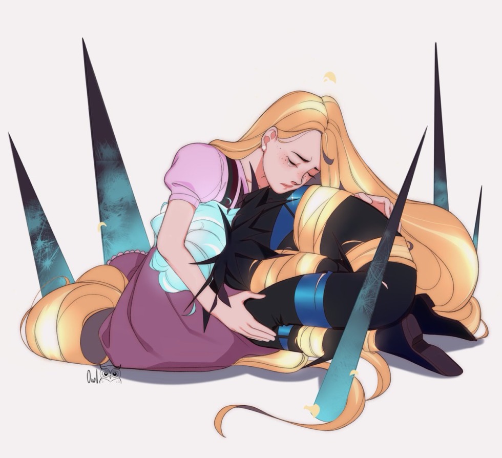 Elsa Anna and Rapunzel Nude 3D