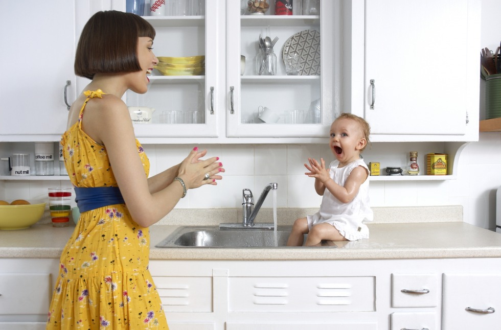 Young families with children