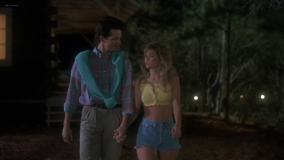 Naked blonde in ecstasy