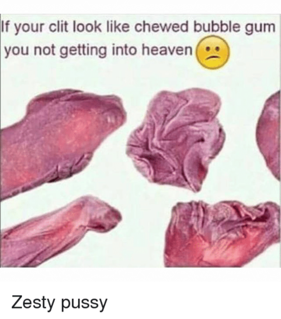 Huge female clitoris