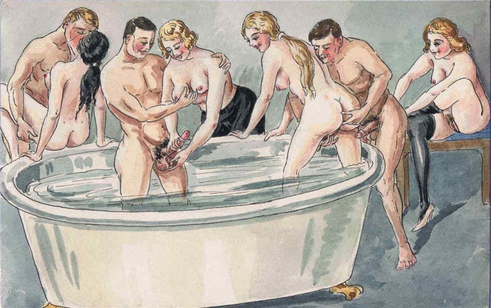 Hairy women hide in their mouths