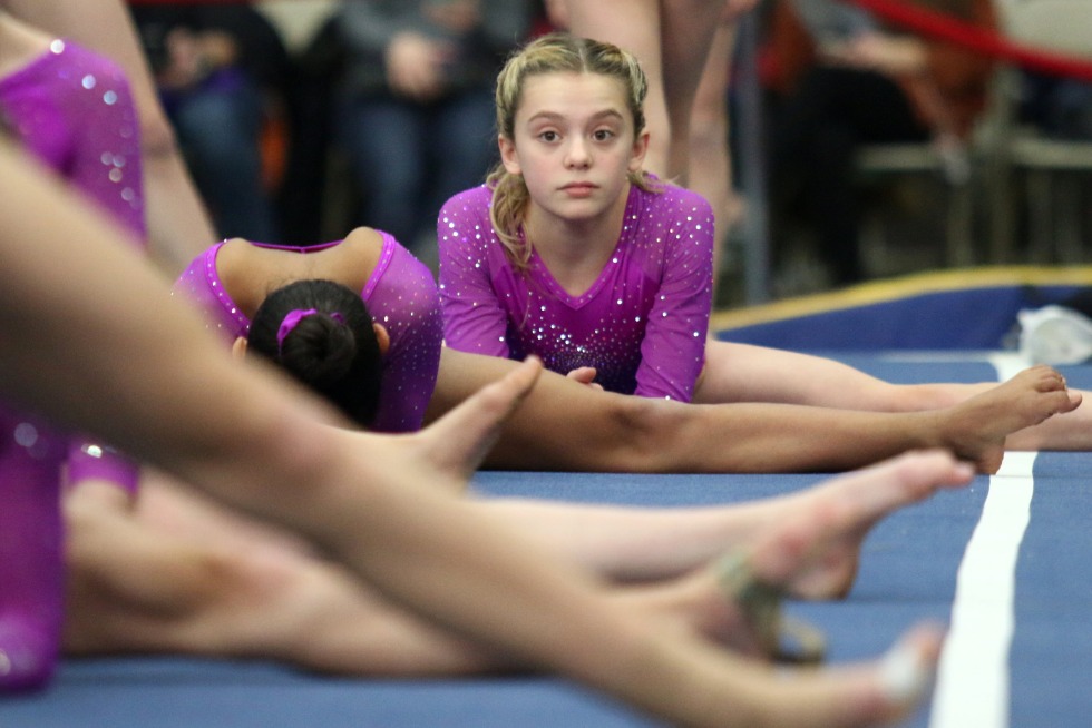 Sports acrobatics of illustration