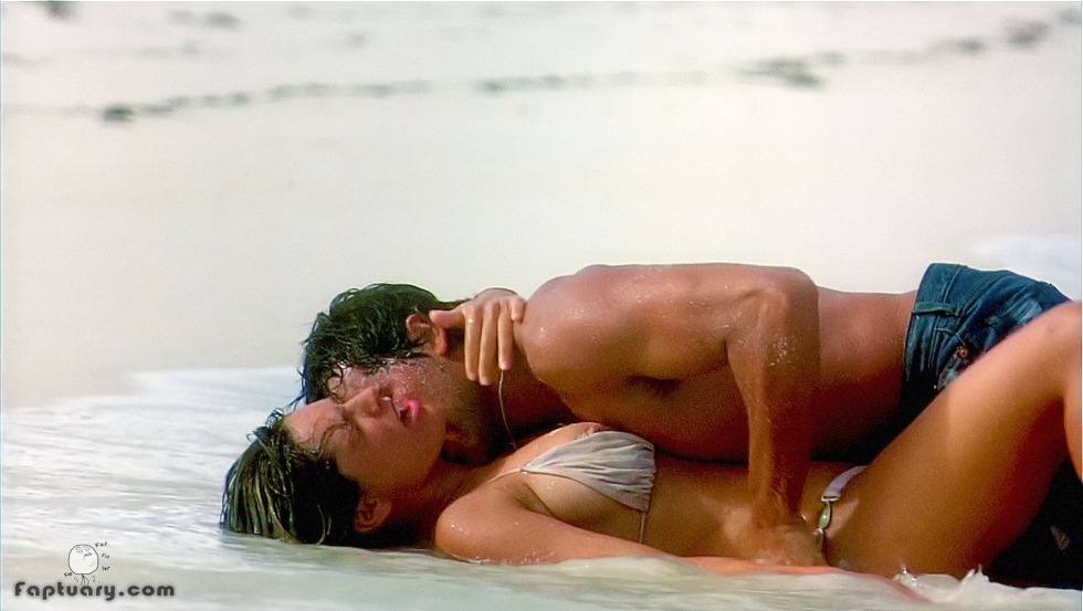 Kelly Brook on the island