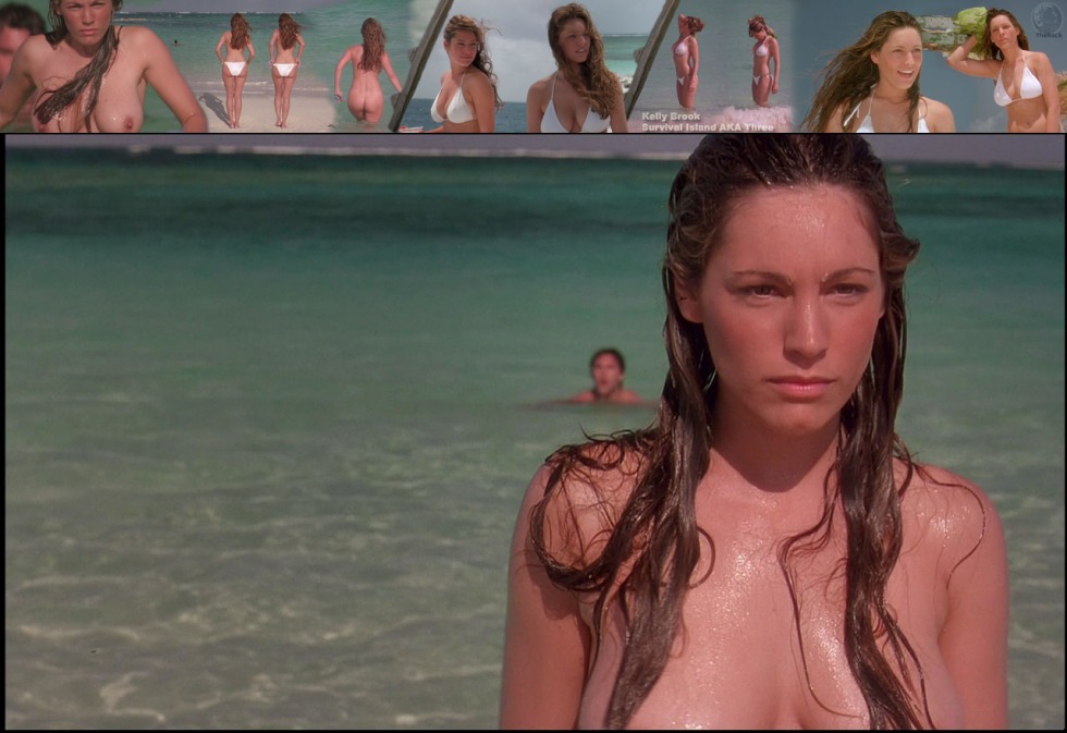 Kelly Brook on the island