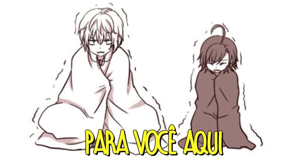 A man wrapped in a blanket reference