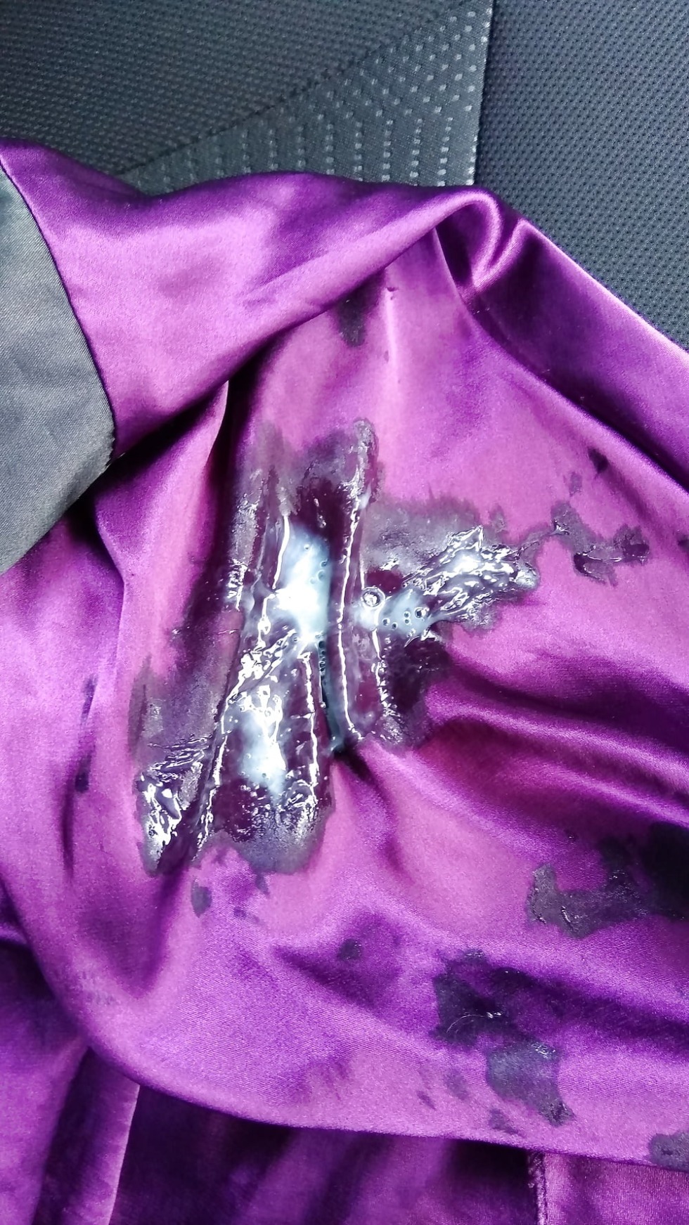 Caught a woman in clothes