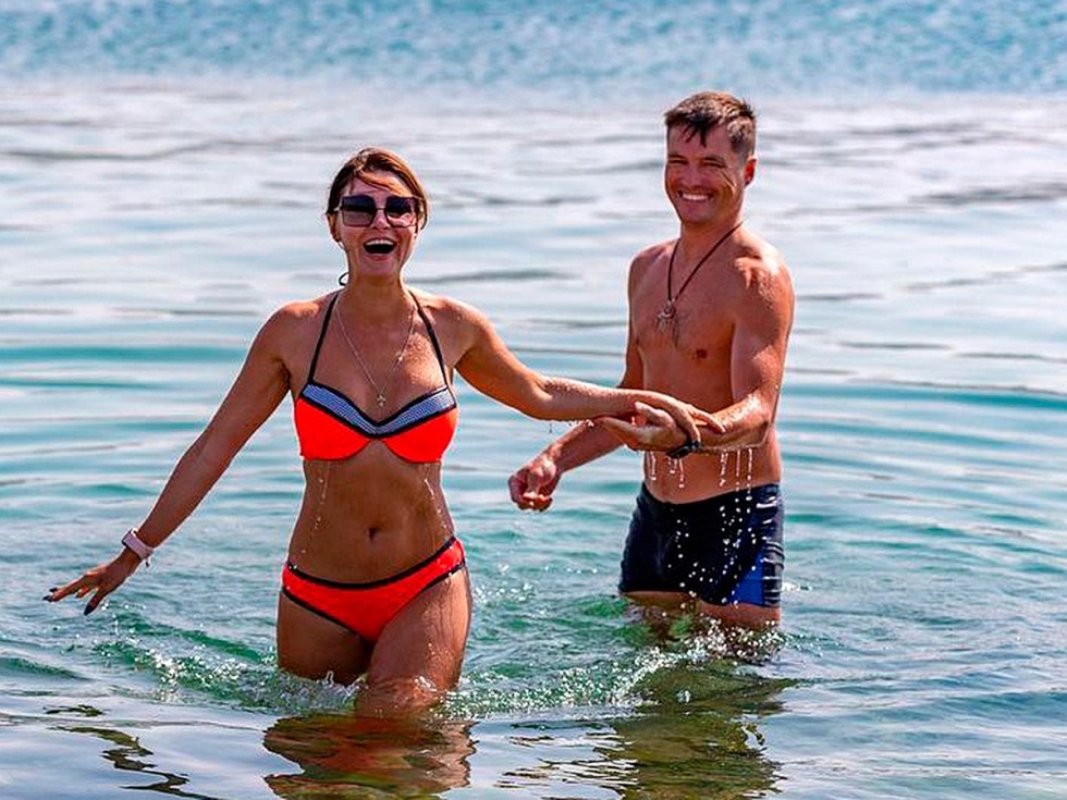 Anastasia Makeeva and husband Malkov