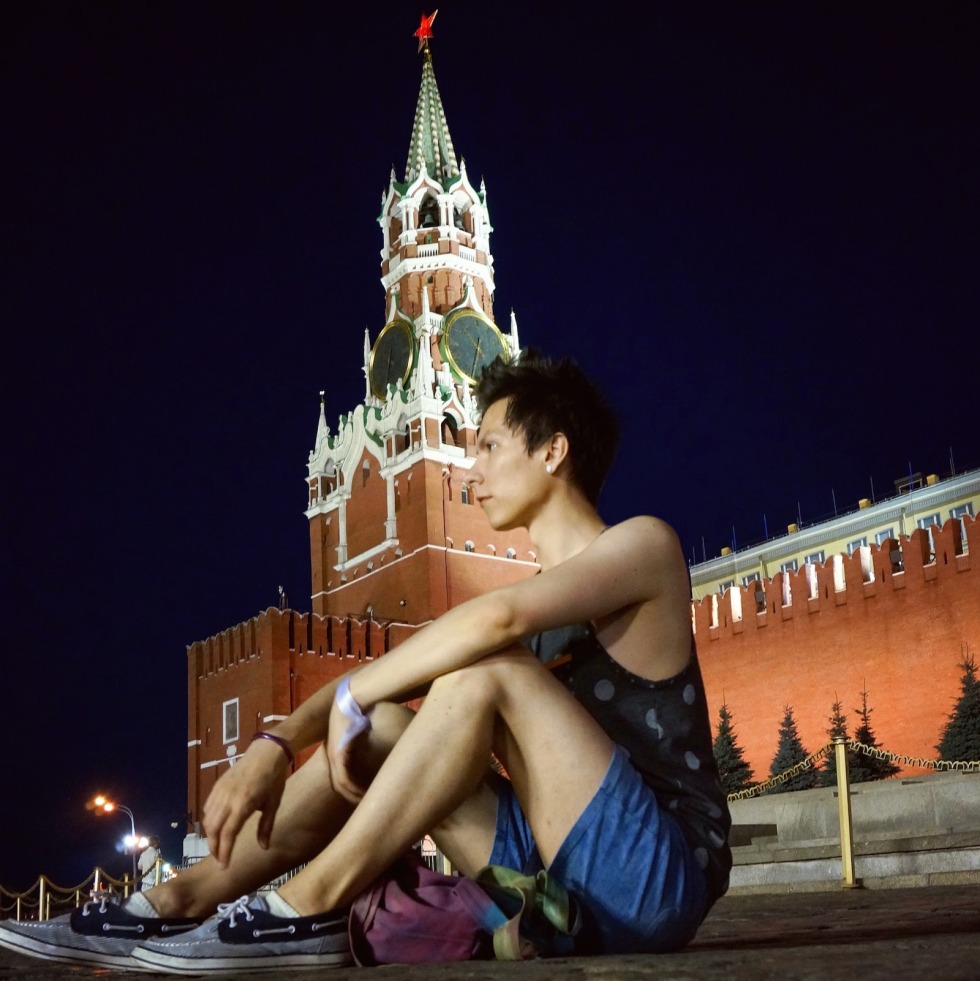 The feet of a group of girls