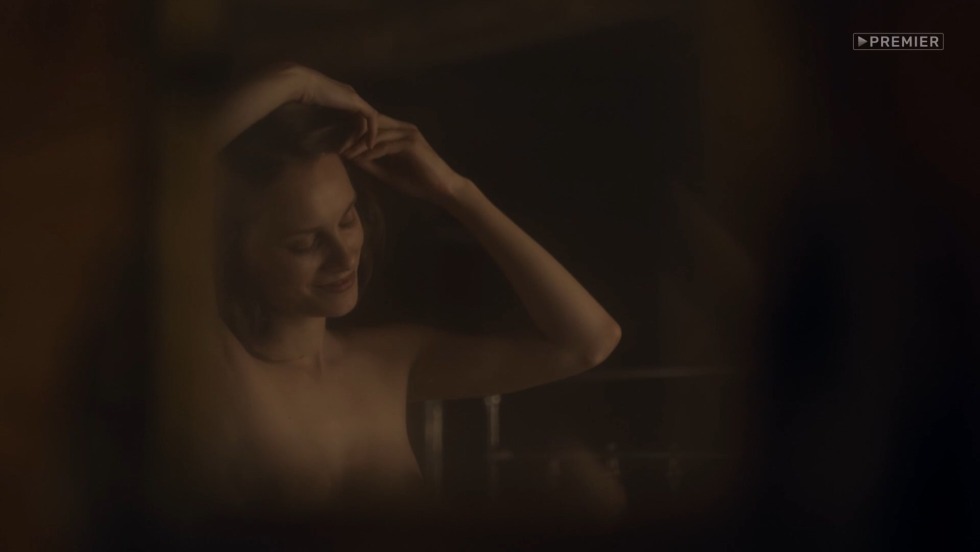 Alena Mikhailova Tattoo on her back