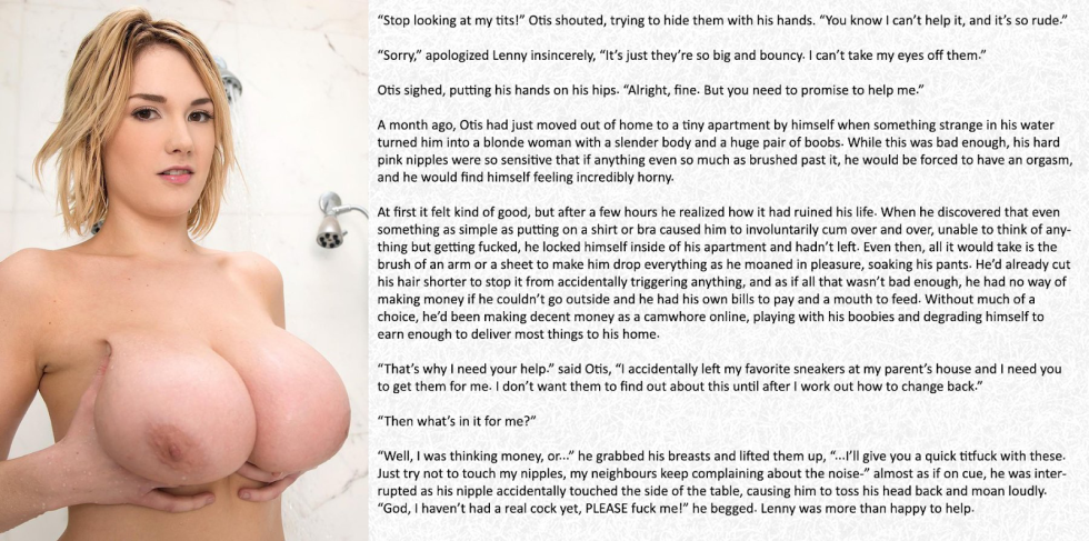 TG Captions Bimbo mom boobs Pet