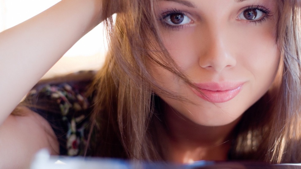 Nana Ouyan in a swimsuit