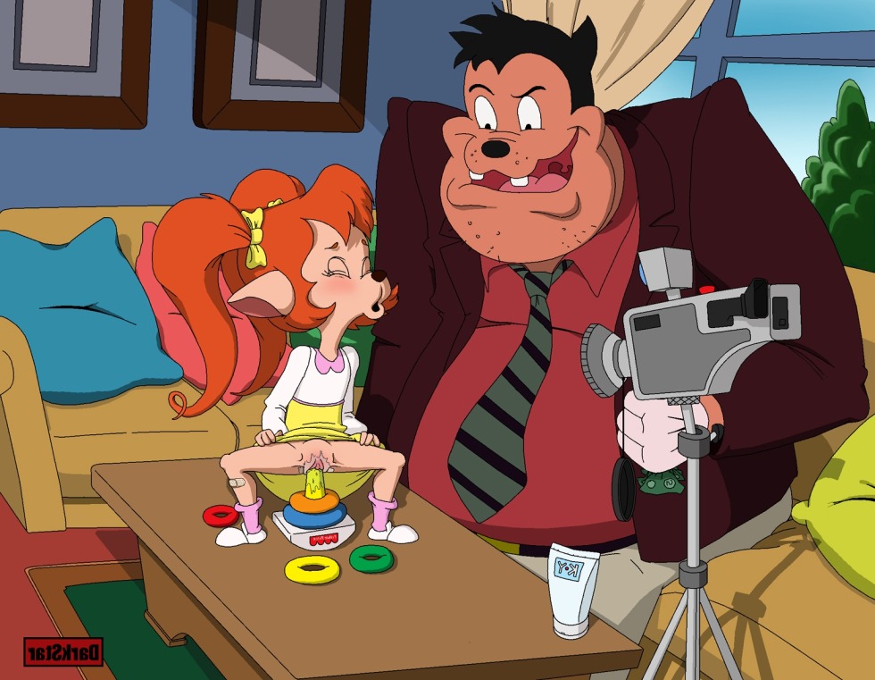 JoLasko Goof-Troop Peg Pete Disney anus