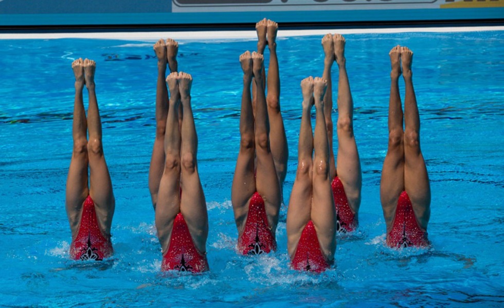 Russian synchronists are naked